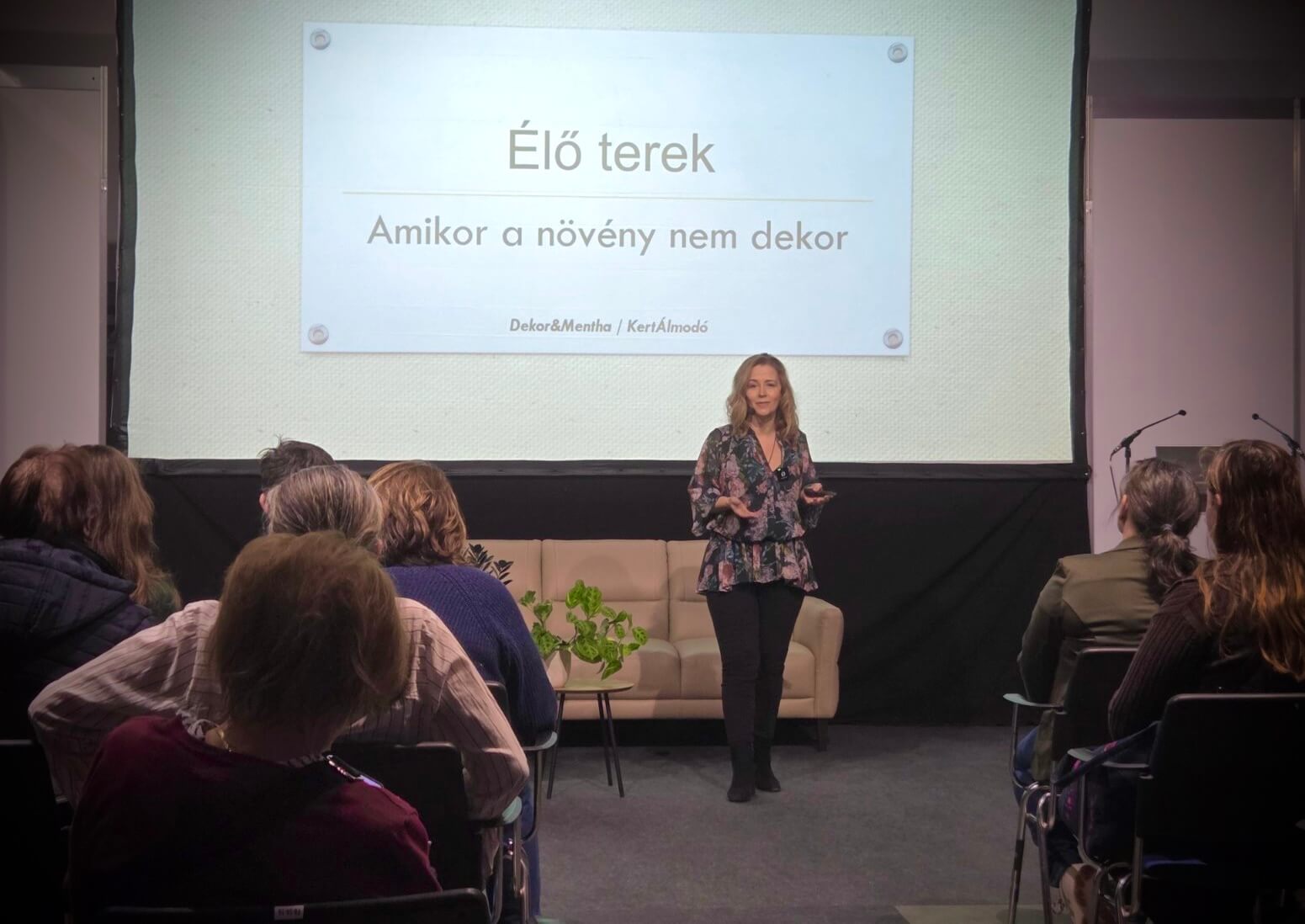 Zöld témájú előadás