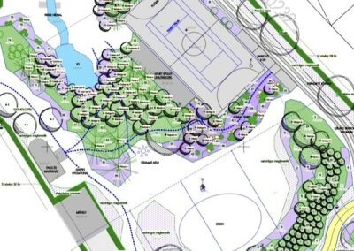 8000 m²-es családi birtok kerttervezése Kistarcsán – természetes fürdőtó, Miyawaki-erdő és virágos rét